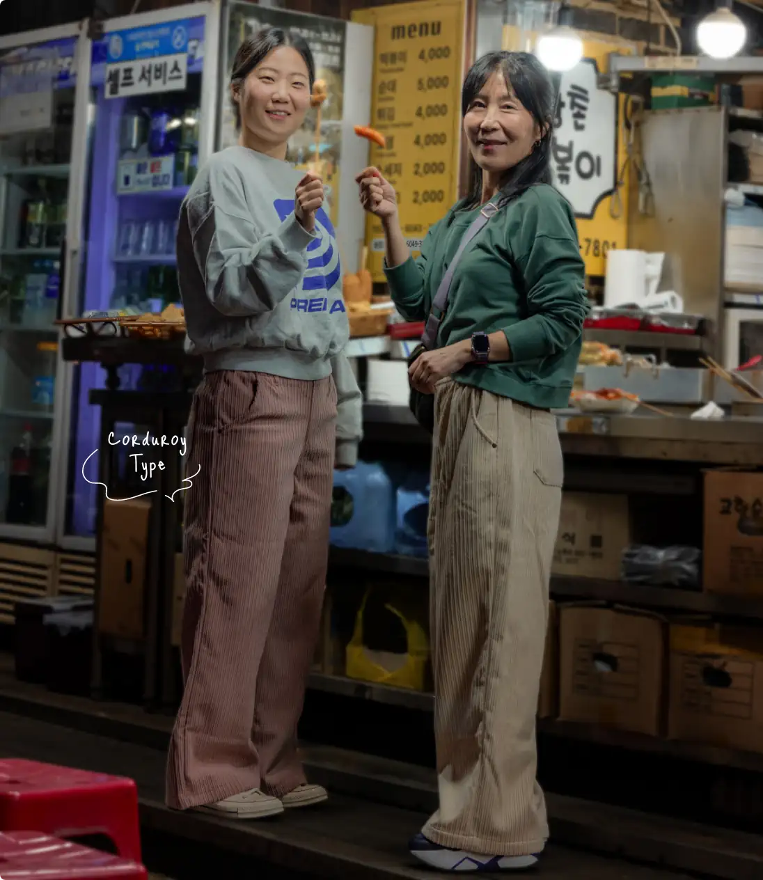 久々に会う娘と露店へ。