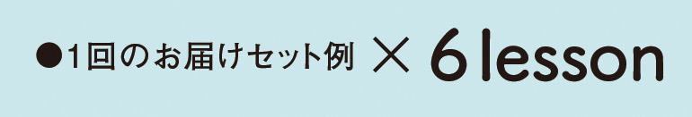 毎月充実のお届けセット