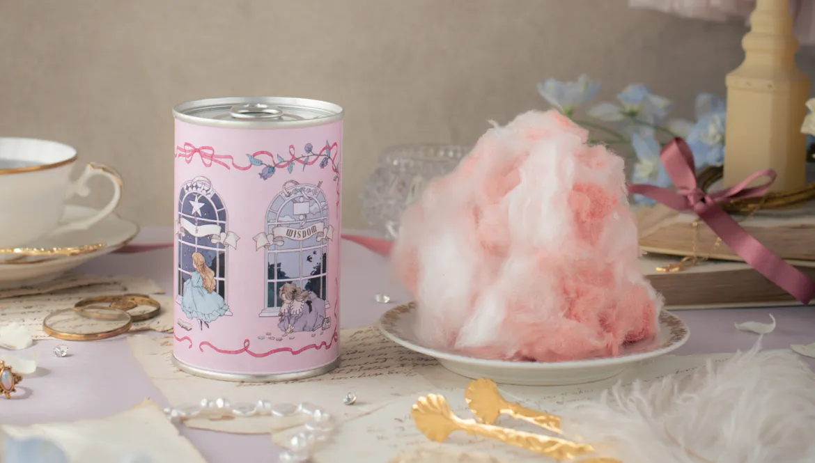 コットンキャンディ缶