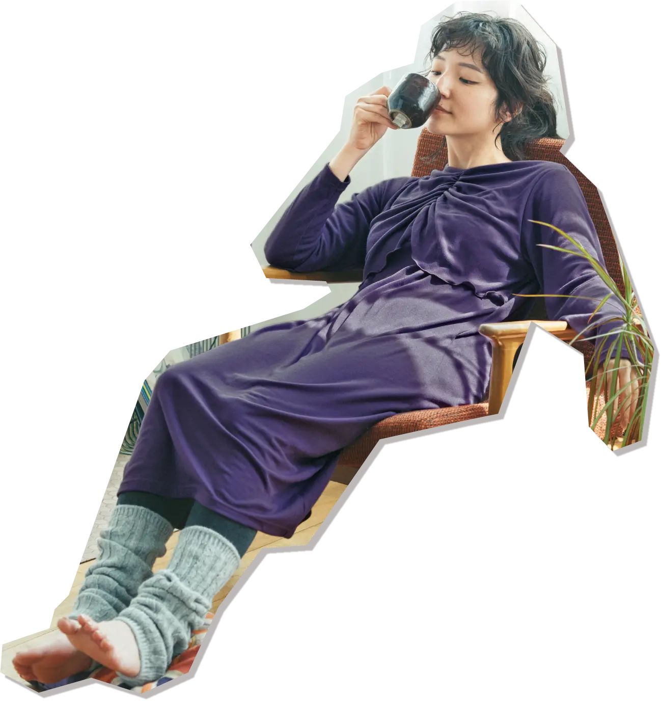 一枚ですとんと着られるワンピース