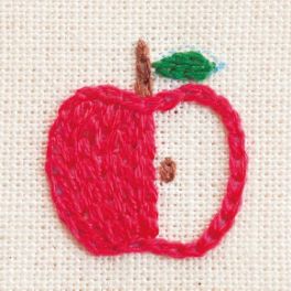 チェーンステッチのやり方｜基本から線・面の刺し方まで ～刺繍～