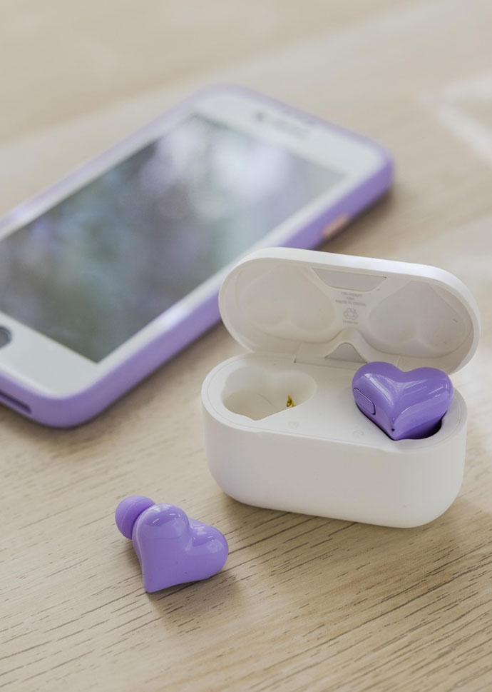 世界中の紫推し、紫担当さんへ。ハートのイヤホン今回もかわいい言い過ぎの巻。