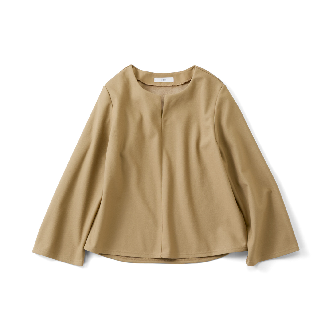 IEDIT|ほっと適温トップス〈ベージュ〉ＩＥ