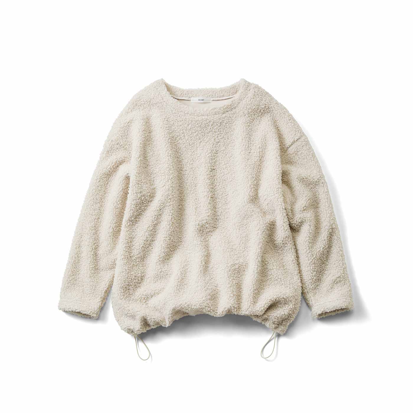 IEDIT|きくちさんボアトップス〈アイボリー〉ＩＥ