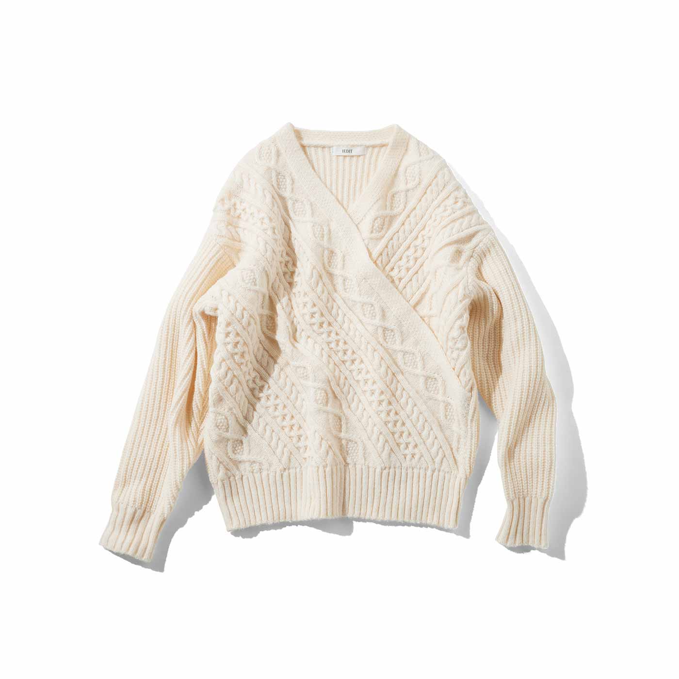 IEDIT|カシュクールニット〈ホワイト〉ＩＥ