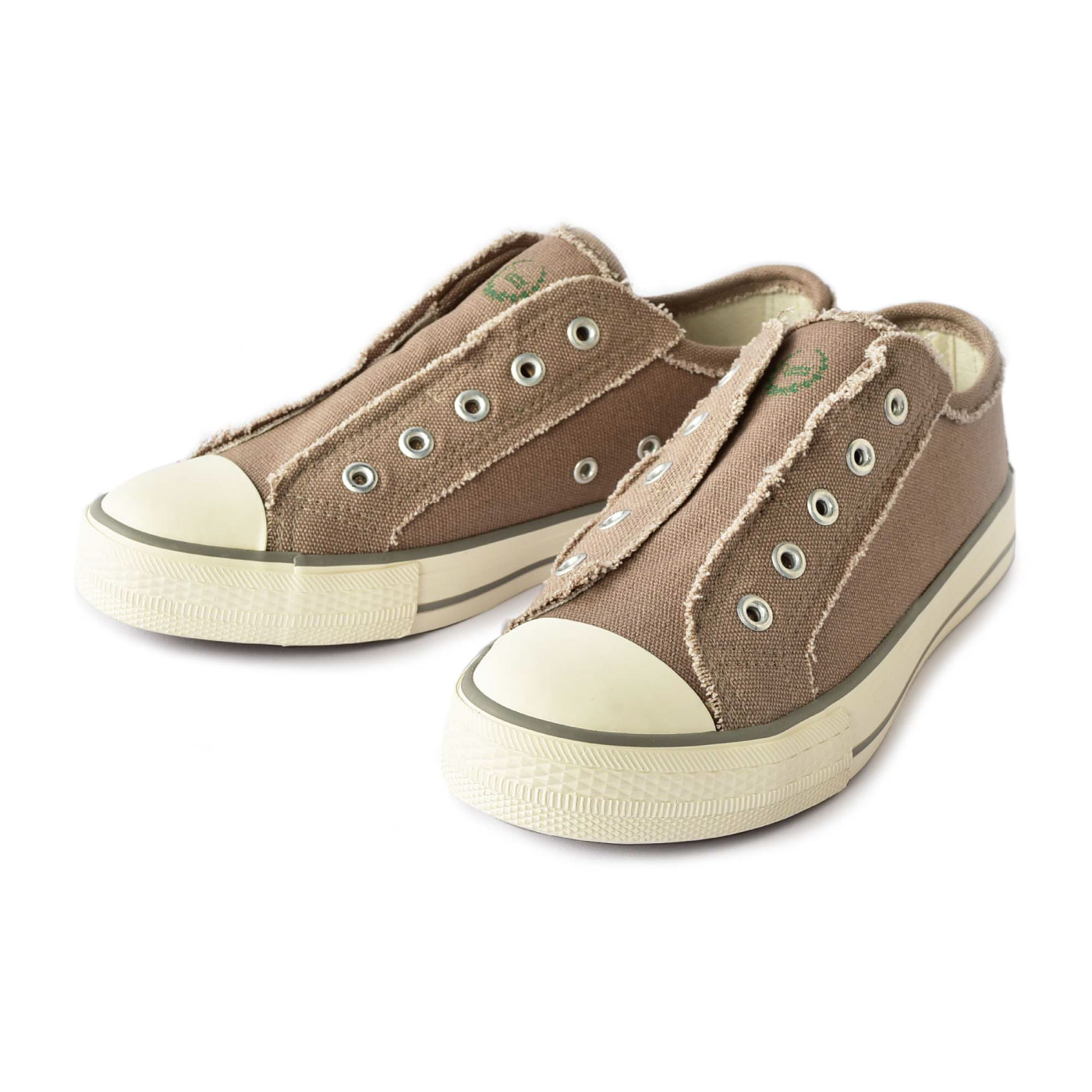 Hashed Coorde ひもなしキャンバススリッポン〈グレー〉｜スニーカー｜靴｜バッグ・財布・靴｜バイヤーセレクトの通販｜FELISSIMO  PARTNERS