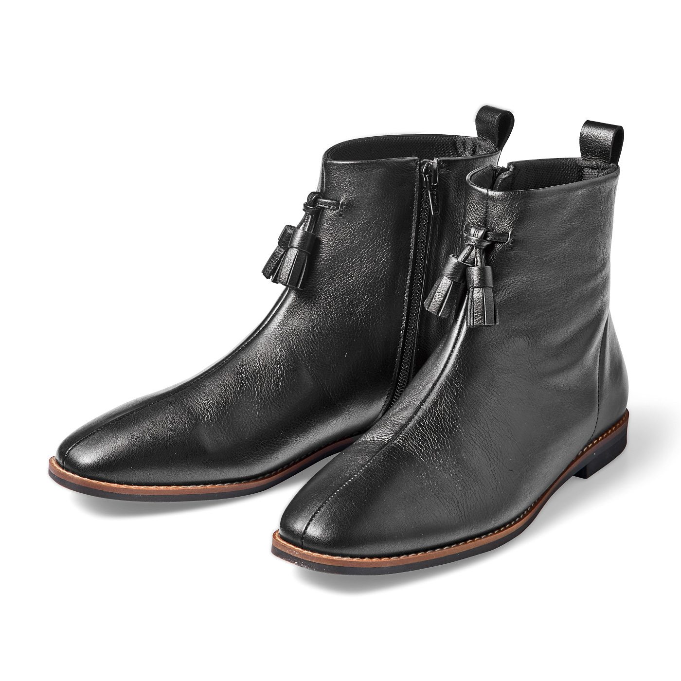 el:ment|ｅｌ神戸・長田やわらか心地　本革ブーツＢＫ