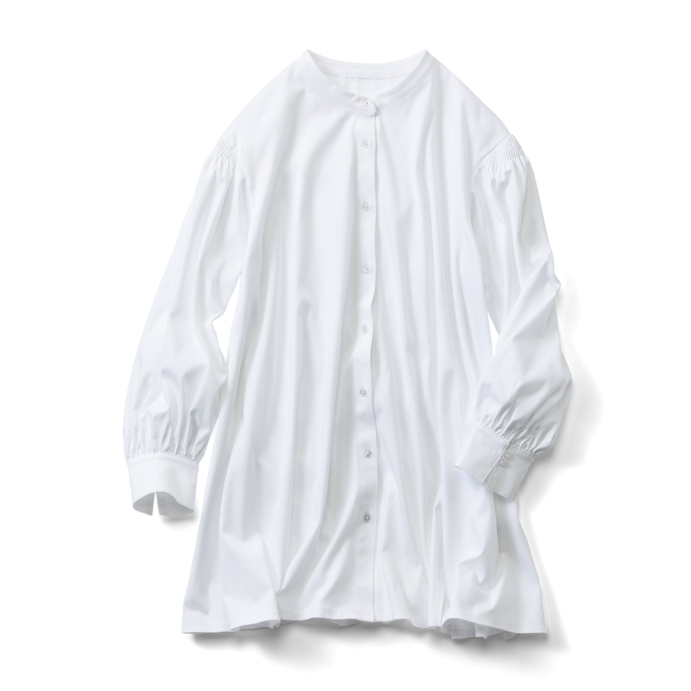 Live in  comfort|フレアーブラウソーチュニック〈ＷＨ〉リブイン