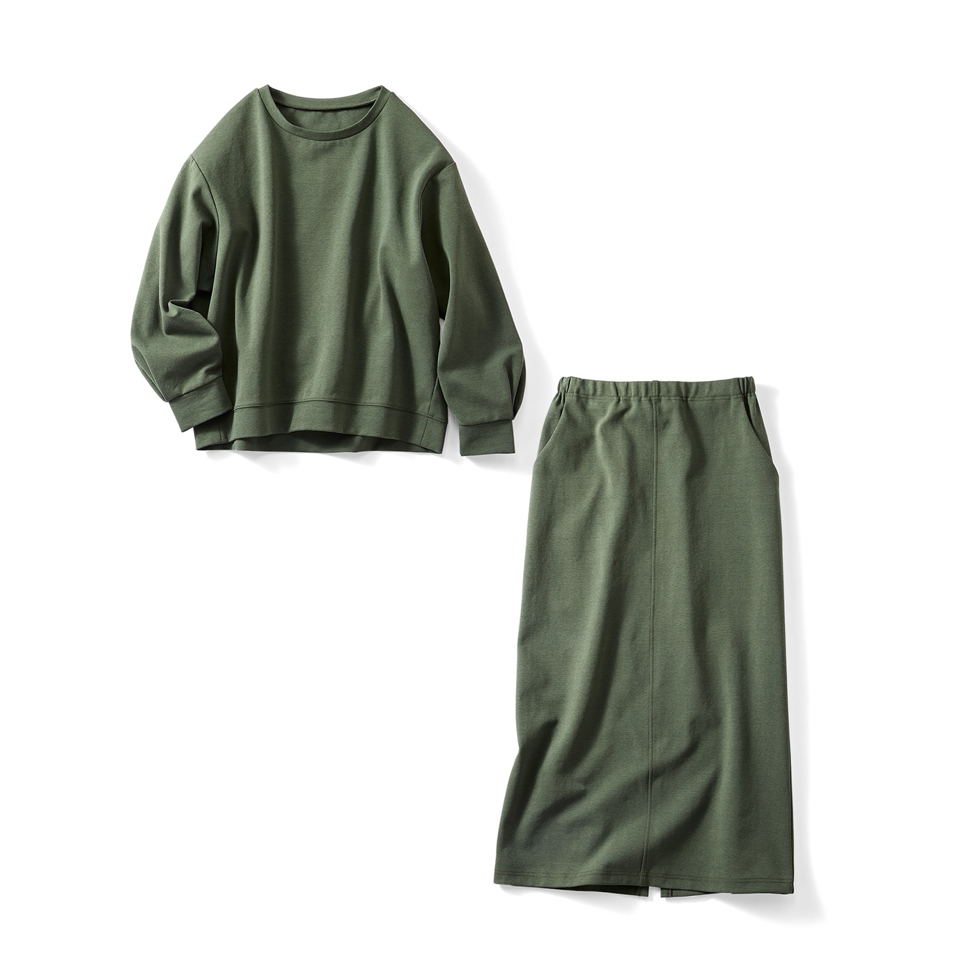 Live in  comfort|くぼっち　長袖コーデセット　リブイン