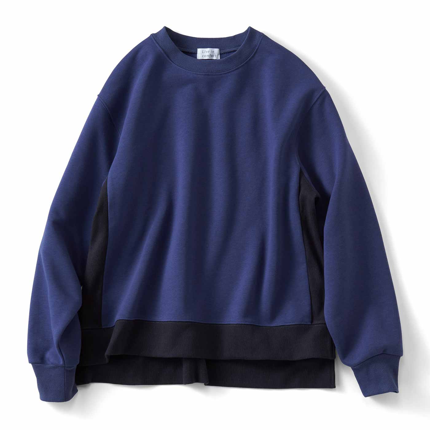 Live in  comfort|裏起毛バイカラースウェットＰＯ〈ＮＶ〉リブイン