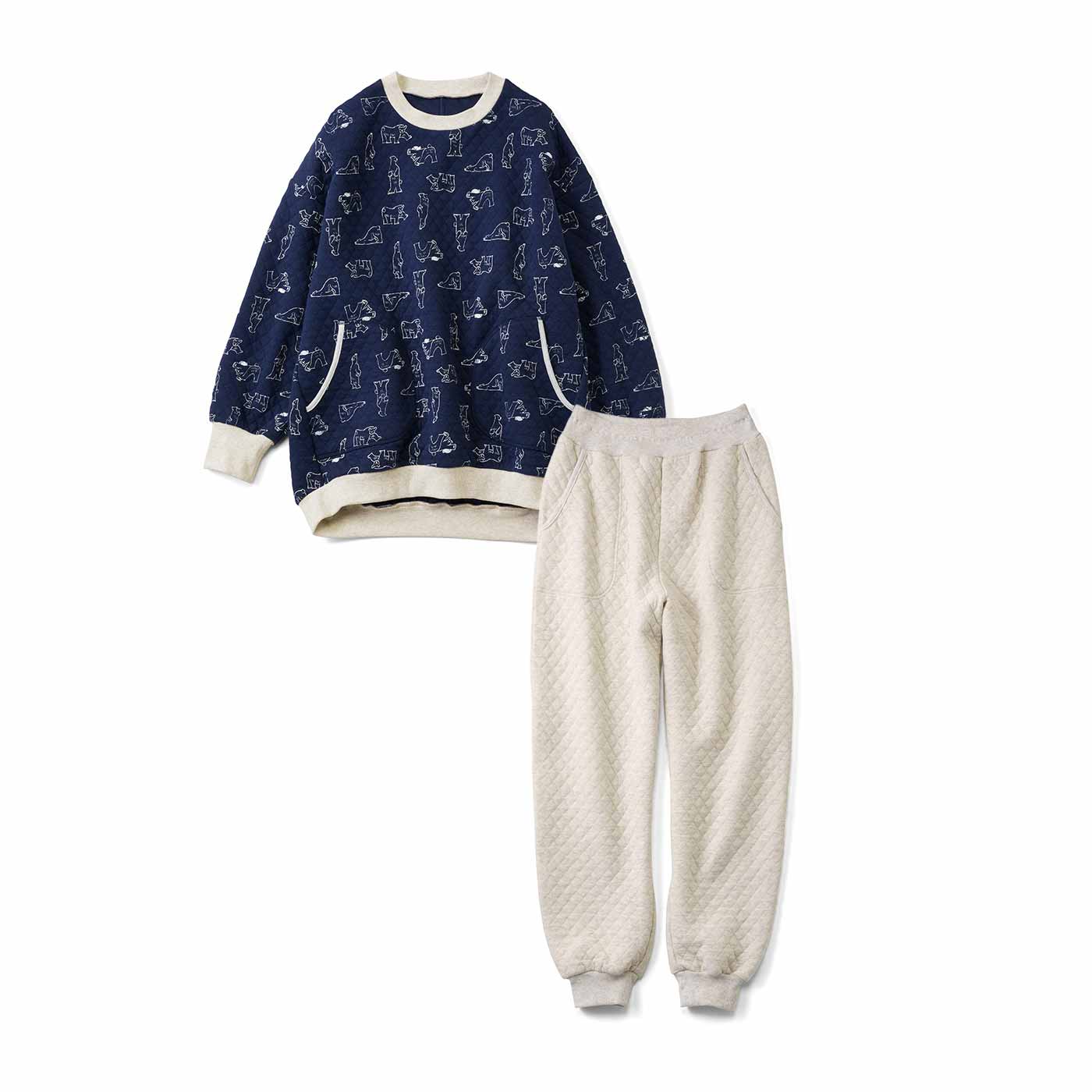 Live in  comfort|ホッキョクグマ　コットンパジャマ〈ＮＶ〉リブイン