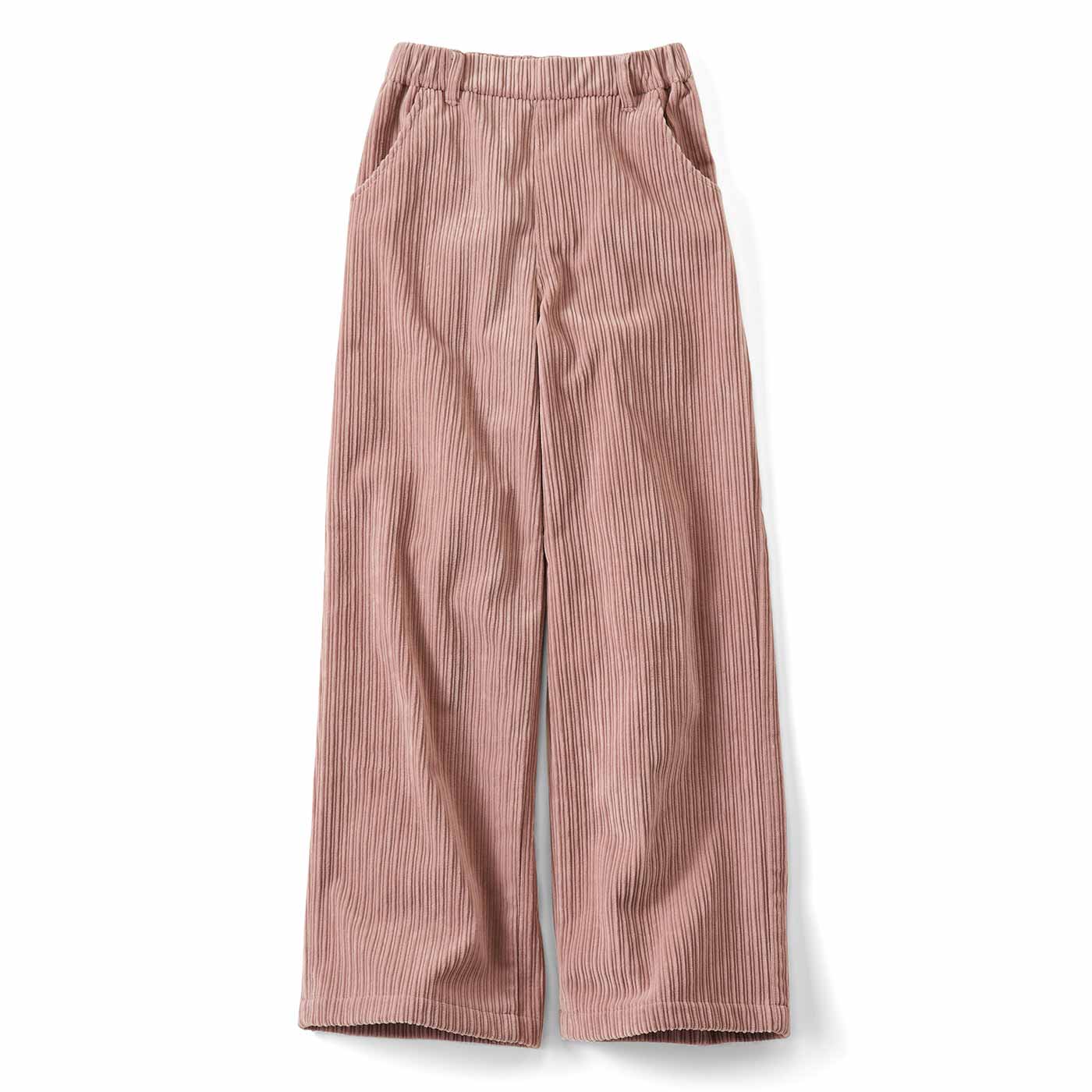 Live in  comfort|裏ボアワイドコーデュロイパンツ〈ＰＫ〉リブイン