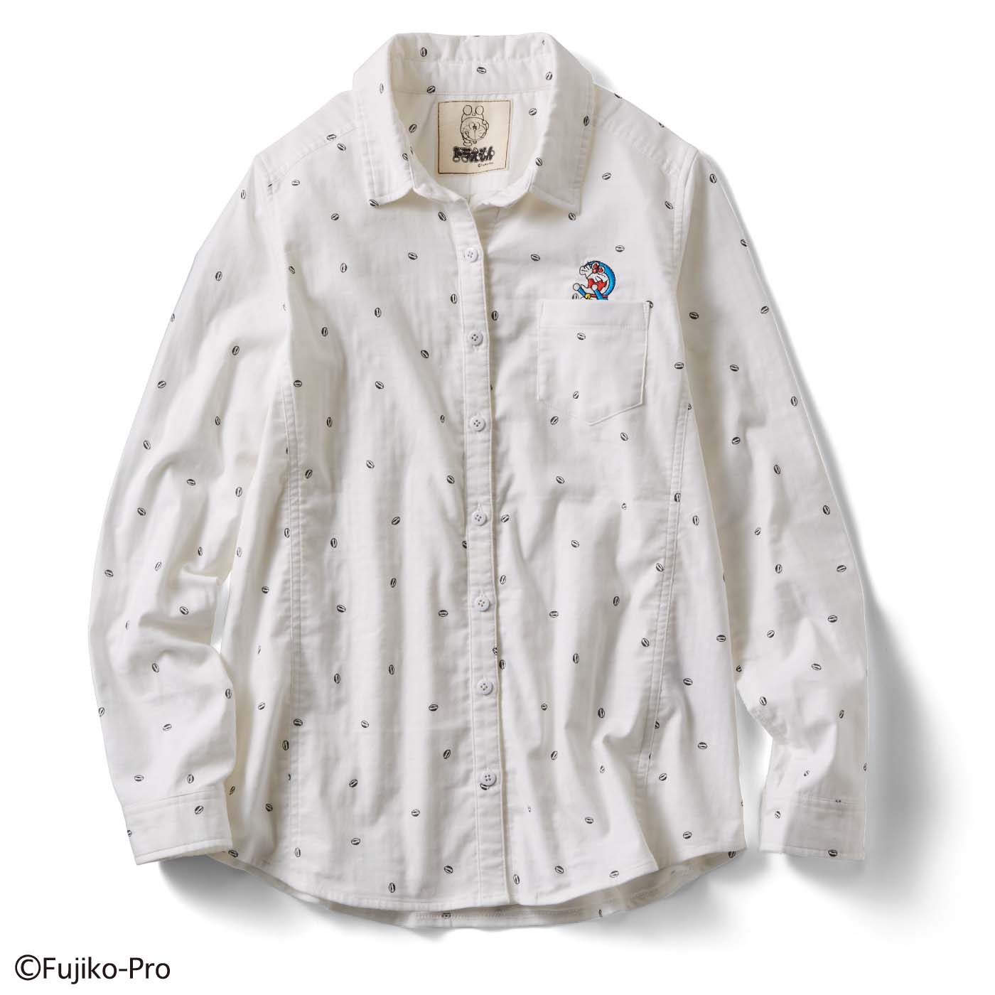 Live in  comfort|ドラえもん　レディース伸びシャツ〈ＷＨ〉