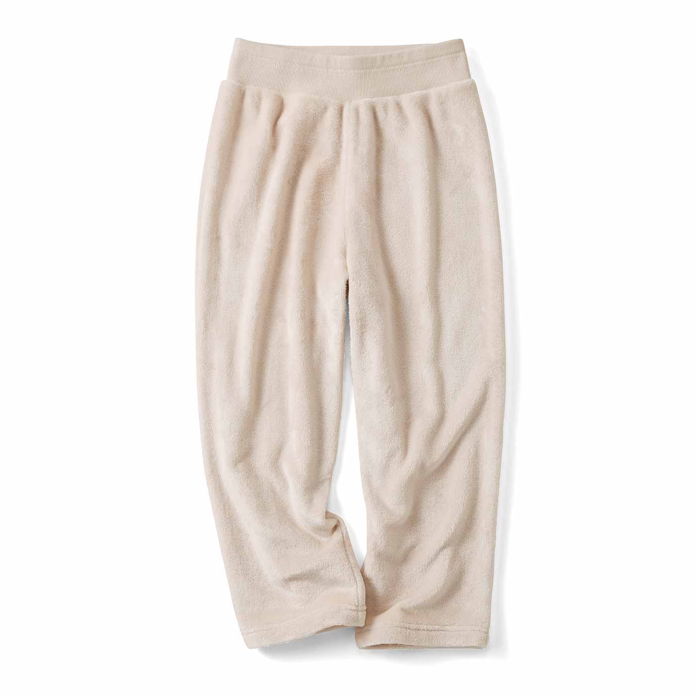 Live in  comfort|リブ　両面ライトボアペチパンツ〈ＢＥ〉リブイン