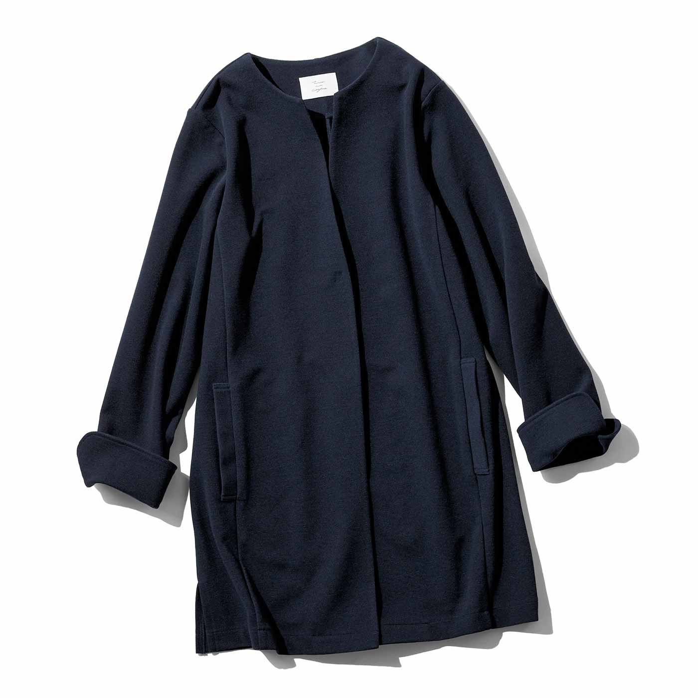 Live in  comfort|キーネックロングジャケット〈ＮＶ〉リブイ