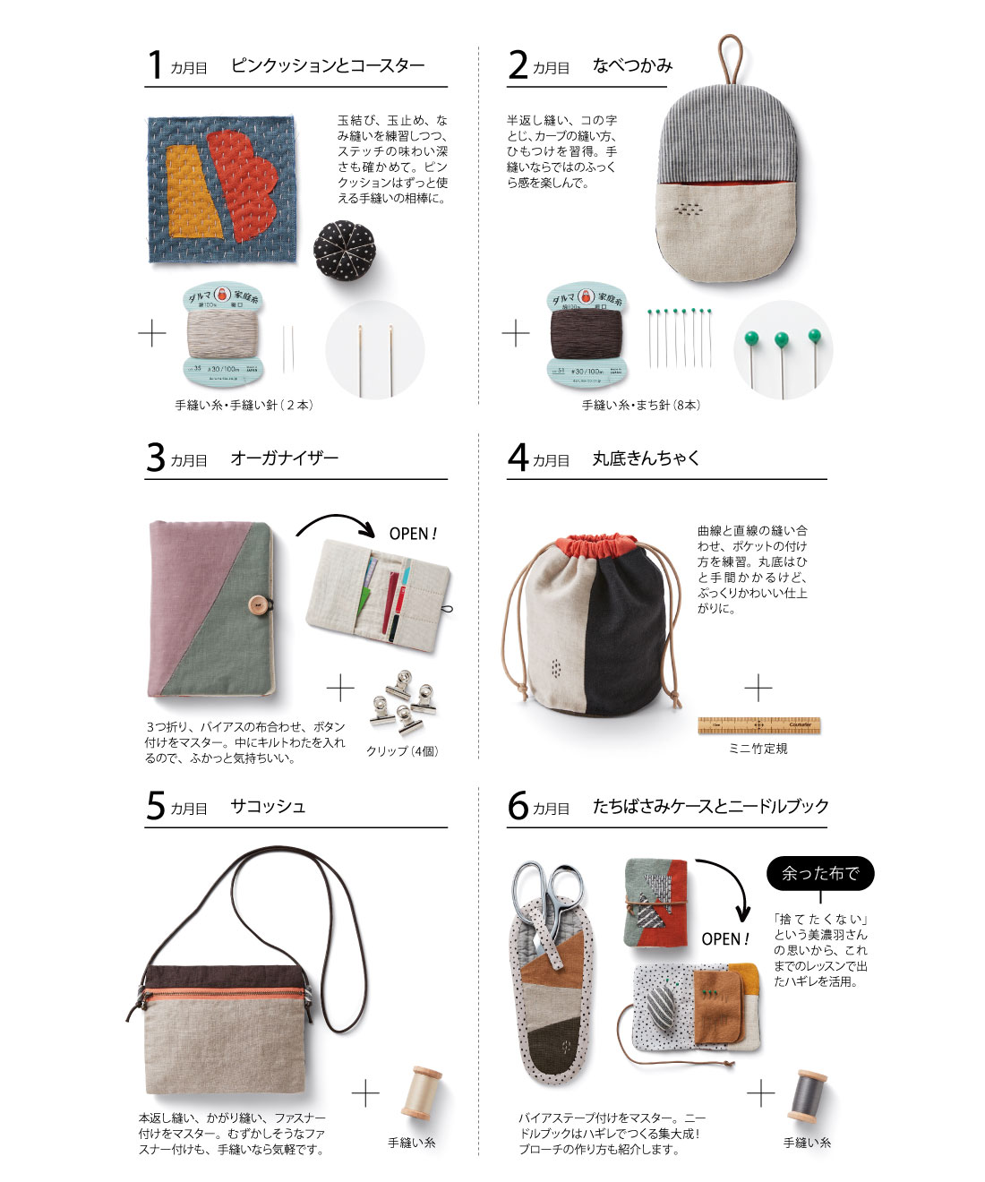 かぎ針編み はじめてさんのきほんのき レッスン画像