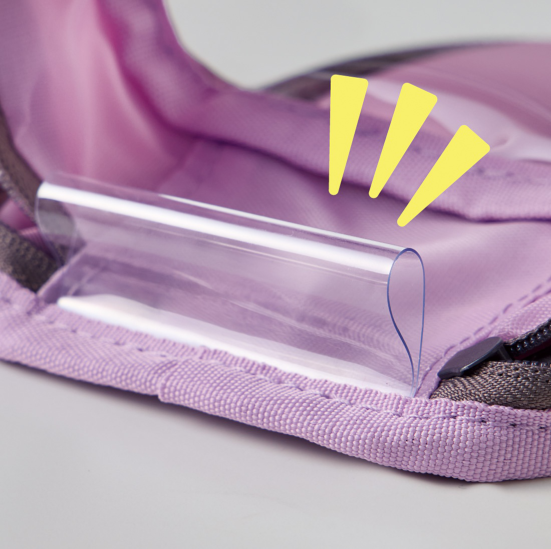 透明ストッパー付き