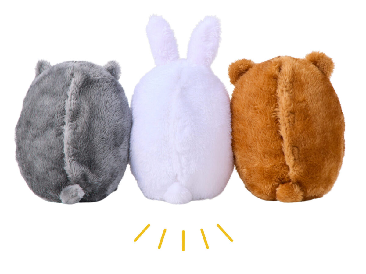 後ろ姿のしっぽもチャームポイント