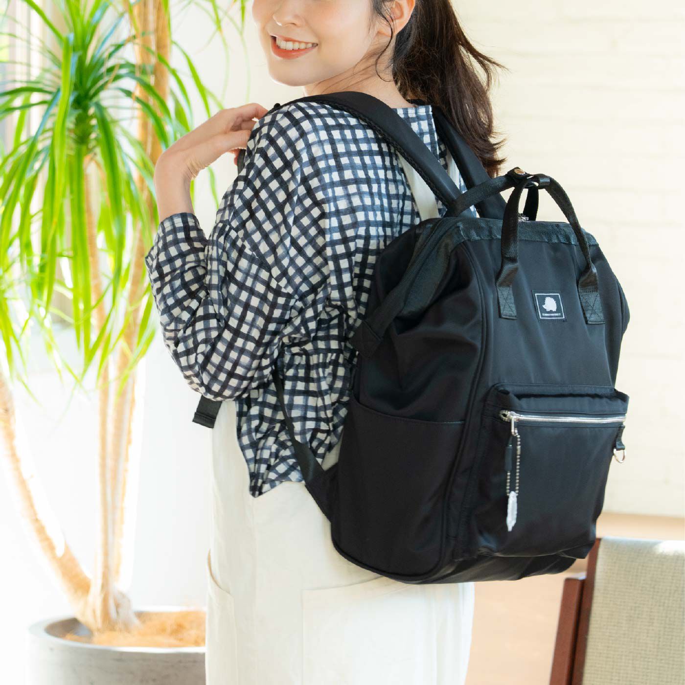 スカンジナビアンフォレストがばっとひらくリュック