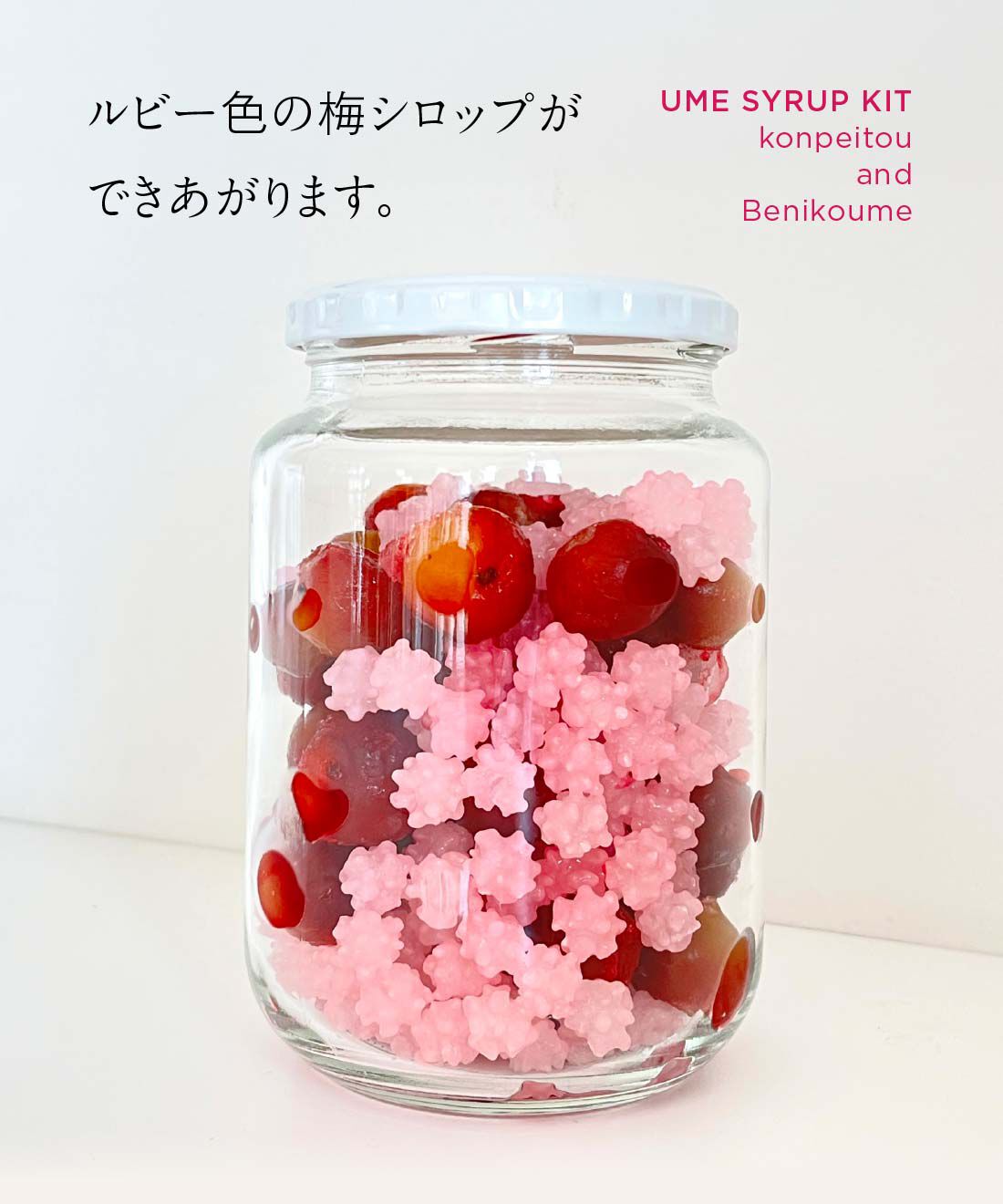 紅小梅シロップキット