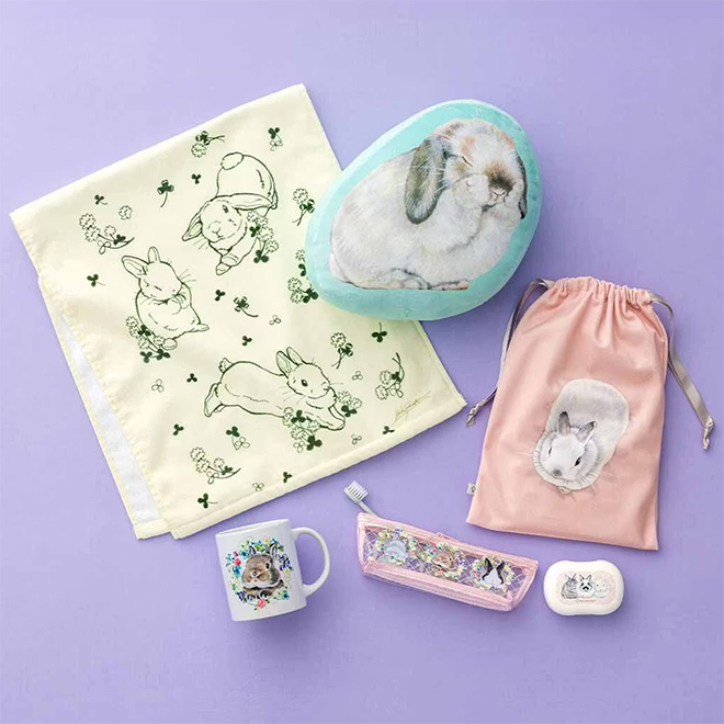 しらとあきこさんが描く うさぎ雑貨コレクション│YOU+MORE