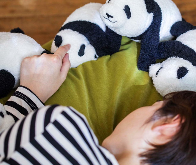 気分は飼育員さん♪ 赤ちゃんパンダに囲まれる布団収納クッショ...│YOU+MORE!│フェリシモ 気分は飼育員さん♪ 赤ちゃんパンダに囲まれる布団収納クッショ...│YOU+MORE!│フェリシモ