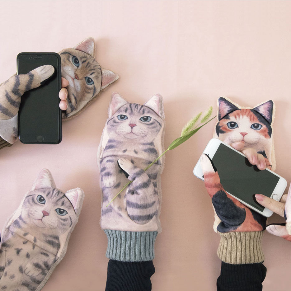 日本産 猫 手袋